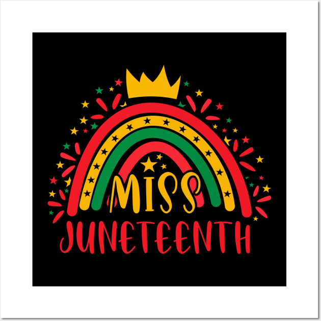 Juneteenth Is My Independence Juneteenth Day Black Women Wall Art by amramna